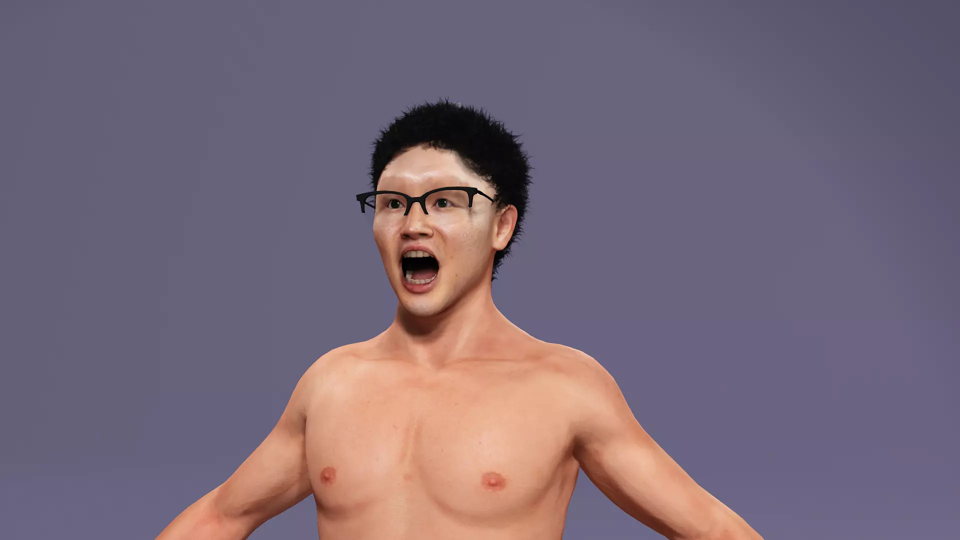 Japanese adult film actor Genjin Mori 3D model  3D model_14
