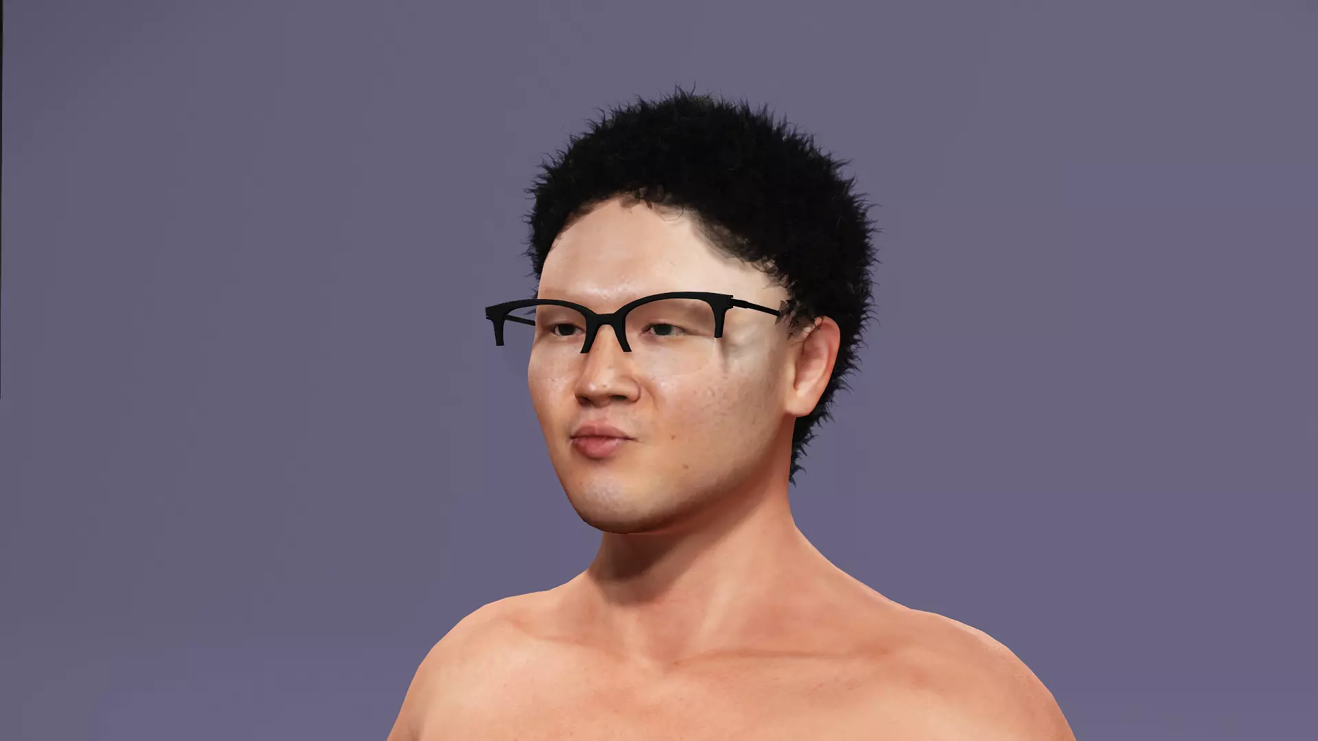 Japanese adult film actor Genjin Mori 3D model  3D model_15