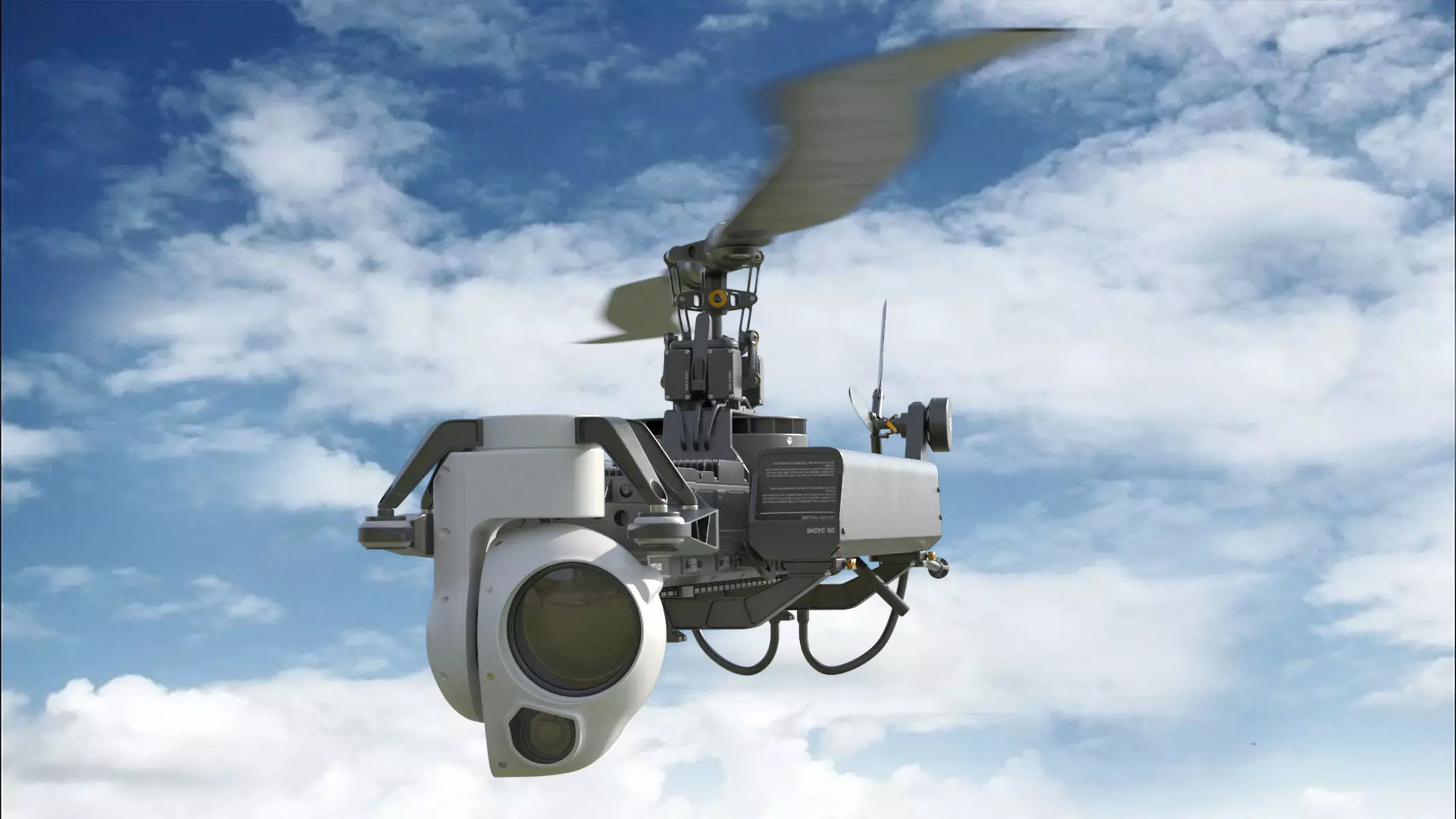 Ghost-X Military Drone Rigged for Maya 3D model_1