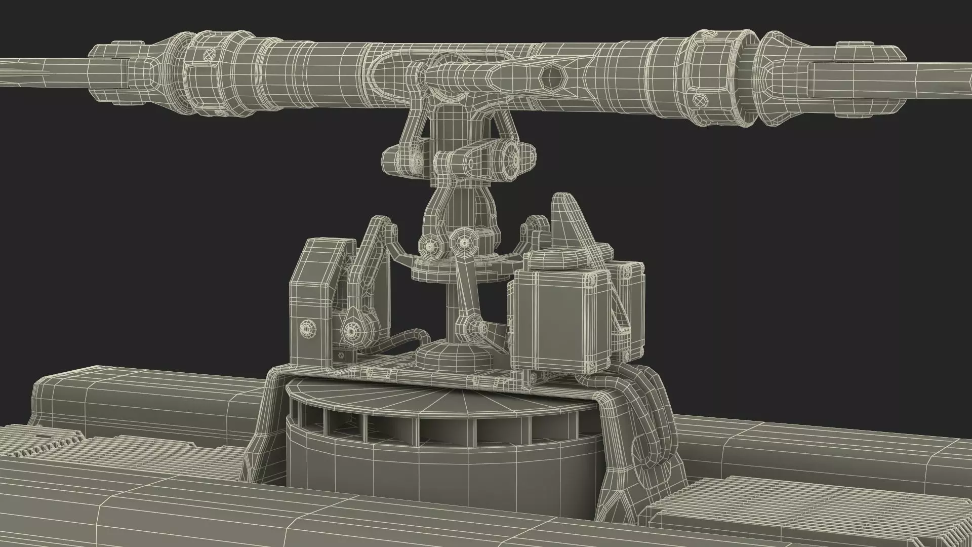 Ghost-X Military Drone Rigged for Maya 3D model_27