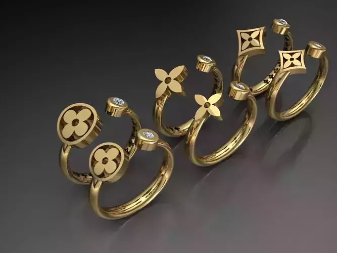 Louis Vuitton Ring 3x model