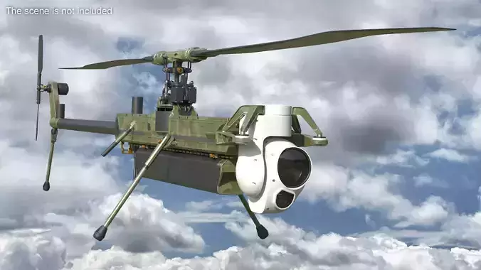 Military Surveillance Drone 3D model