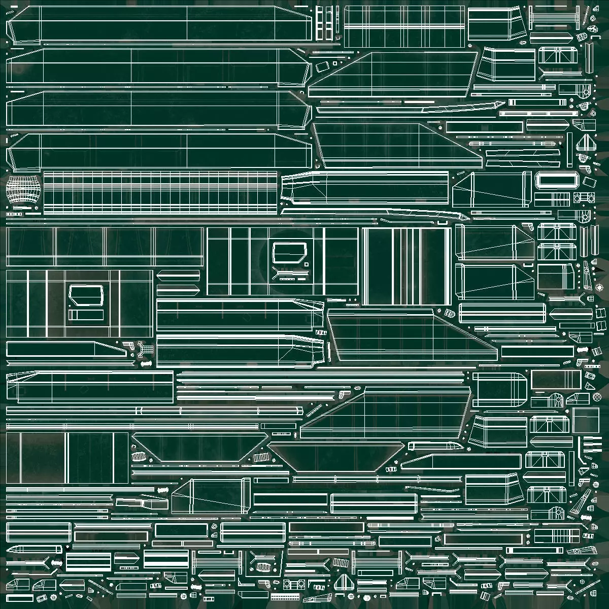 Cone Crusher Machine Dirty 3D model_18