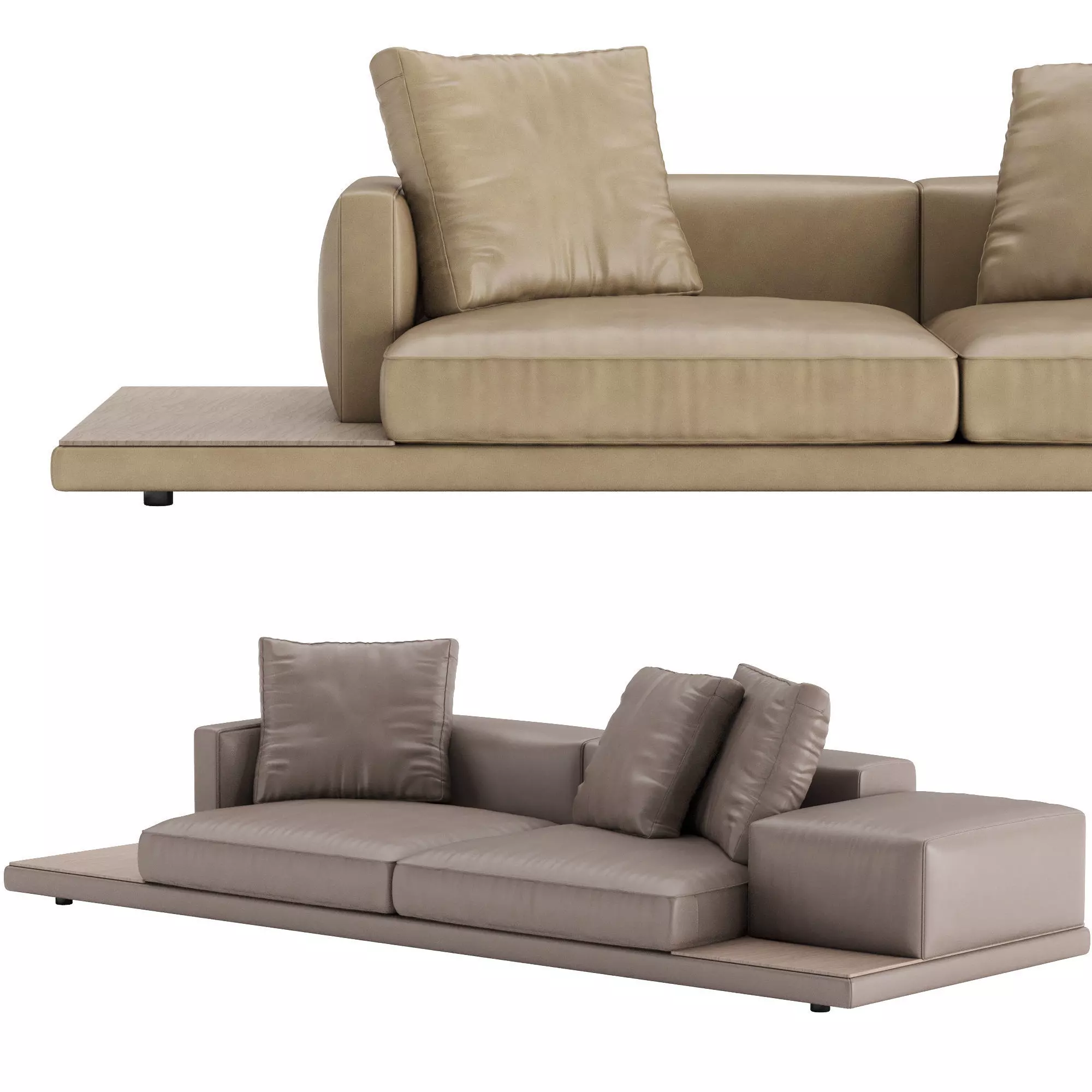 Dock Sofa low version v3 3D model_3