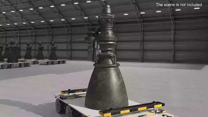 Spacecraft Propulsion System Dirt 3D model