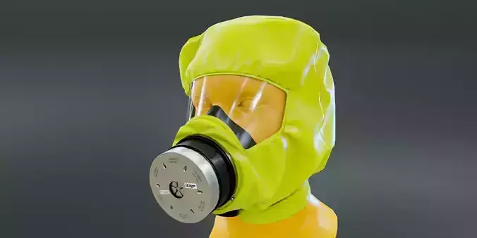 Fire Escape Hood Low-poly 3D model