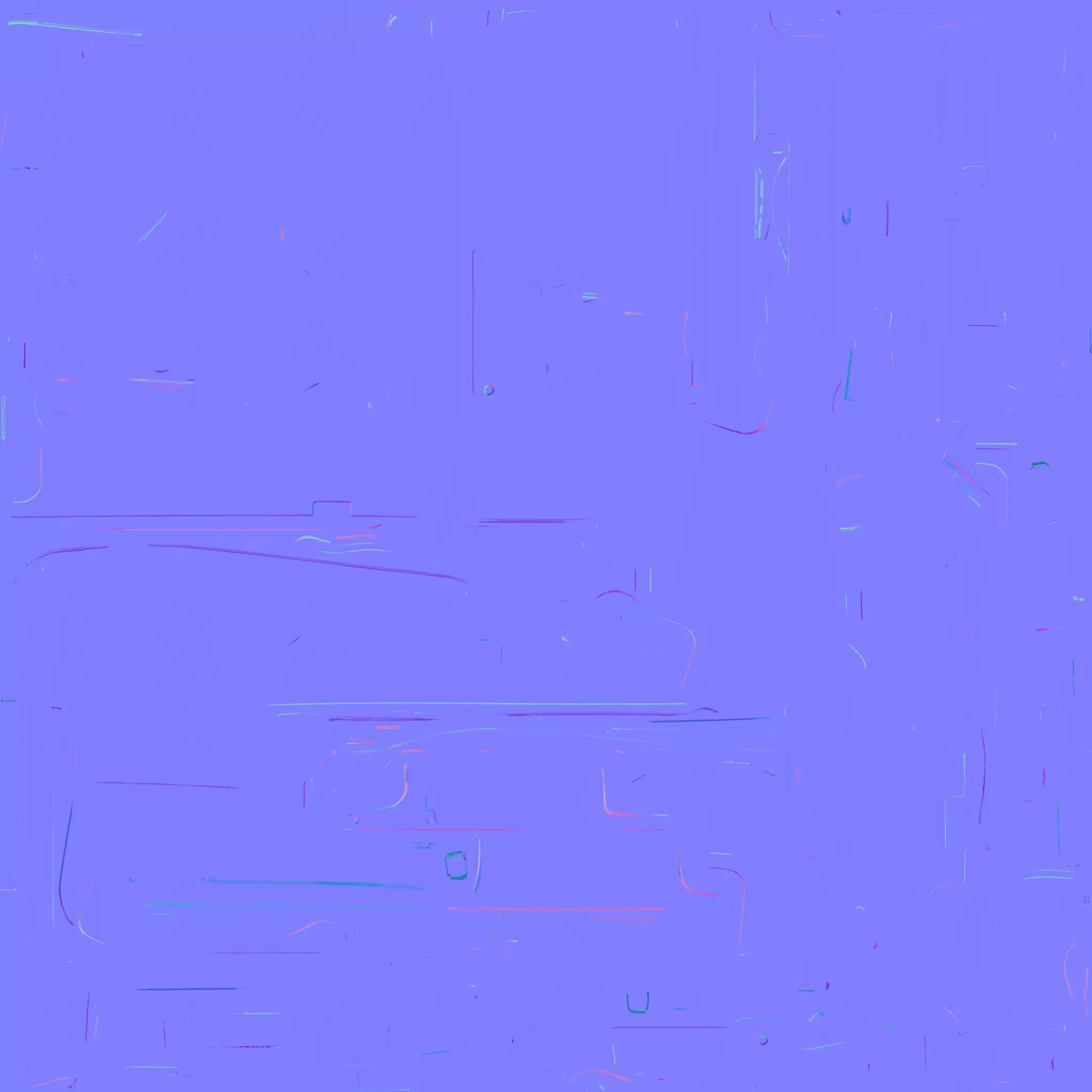 Bright Blue Travel Suitcase 3D Model Low-poly 3D model_3