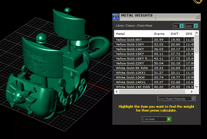 pirate ship pendant 3D printable model   3D print model_7
