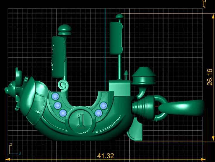 pirate ship pendant 3D printable model   3D print model_4