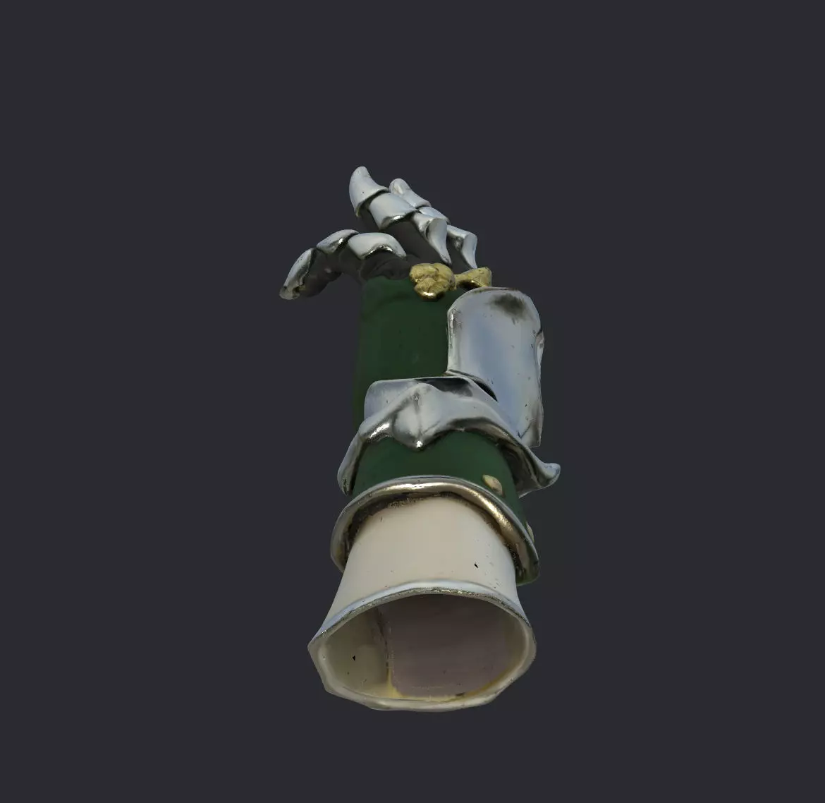 Detailed High Poly PBR Gauntlet  3D model_1