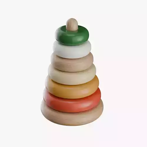 Wooden Stacking Kids Toy 01