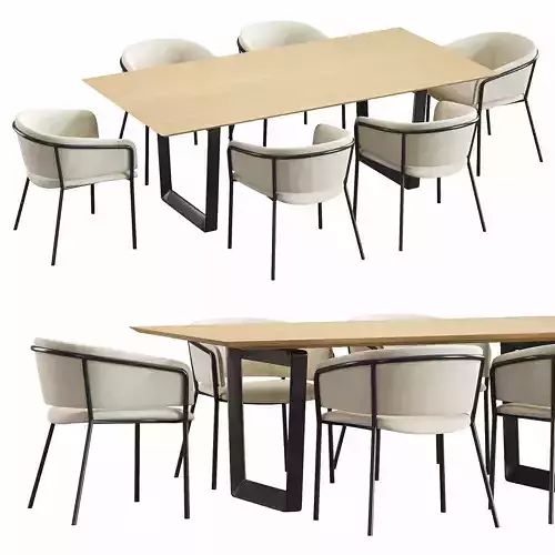 Vilhenna II chair and Bolero table