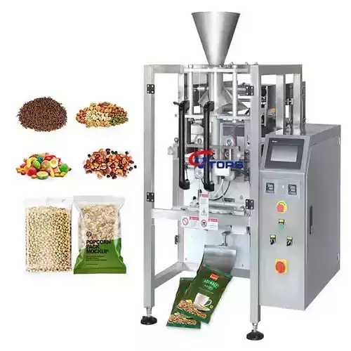 Vertical Collar Type Pouch Filling and Sealing Machine