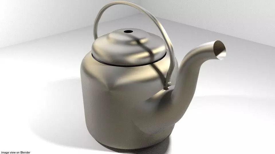 Vintage Kitchenware - Kettle 3D model