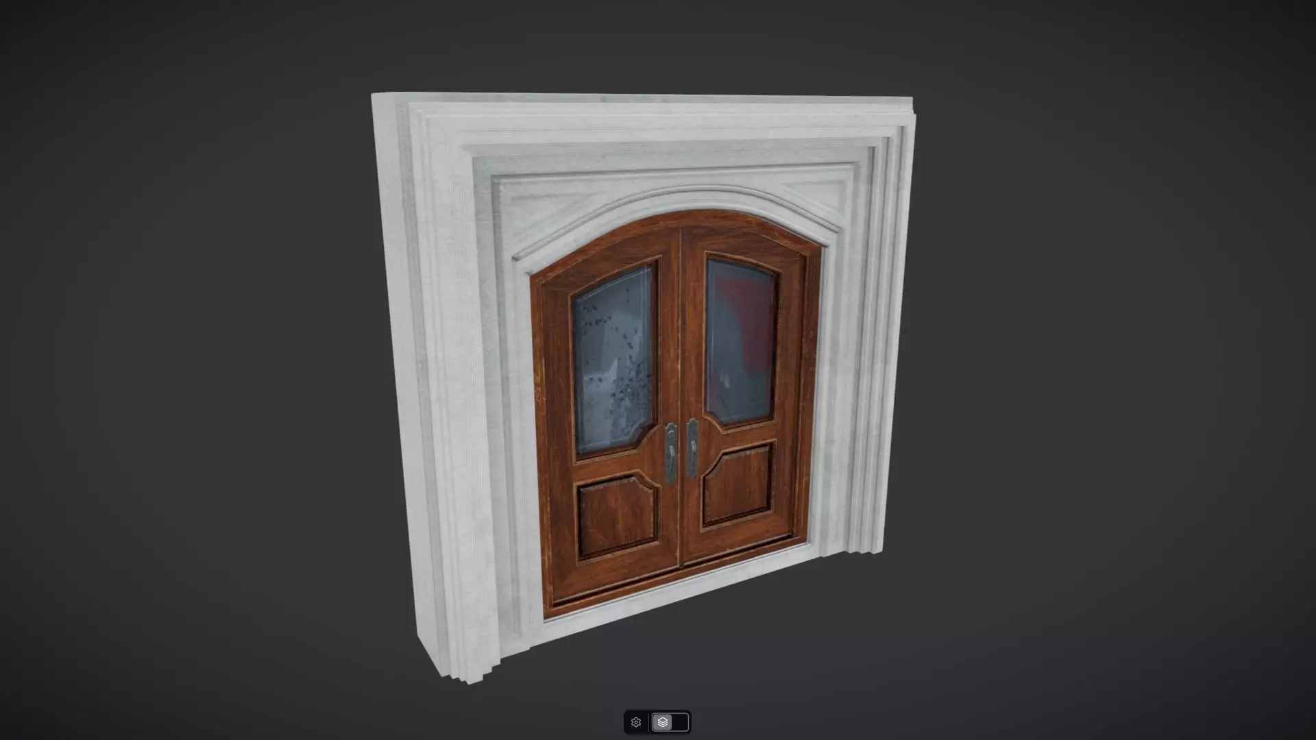 Hinged Doubledoor 01 3D model_3