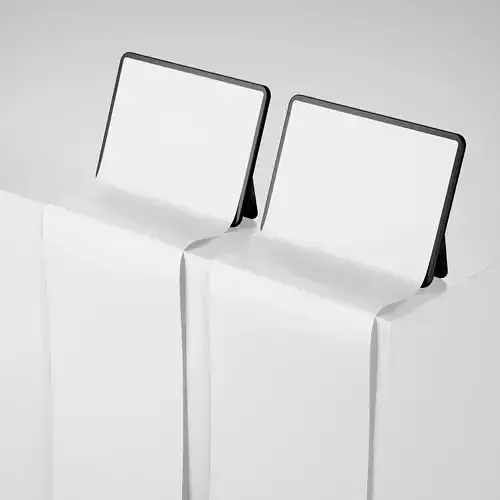 Two IPads Long Scroll 3D model