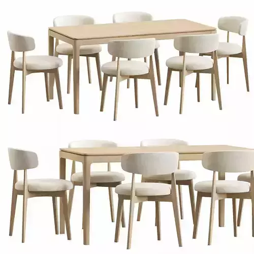 Connubia Talks Chair and Milford table