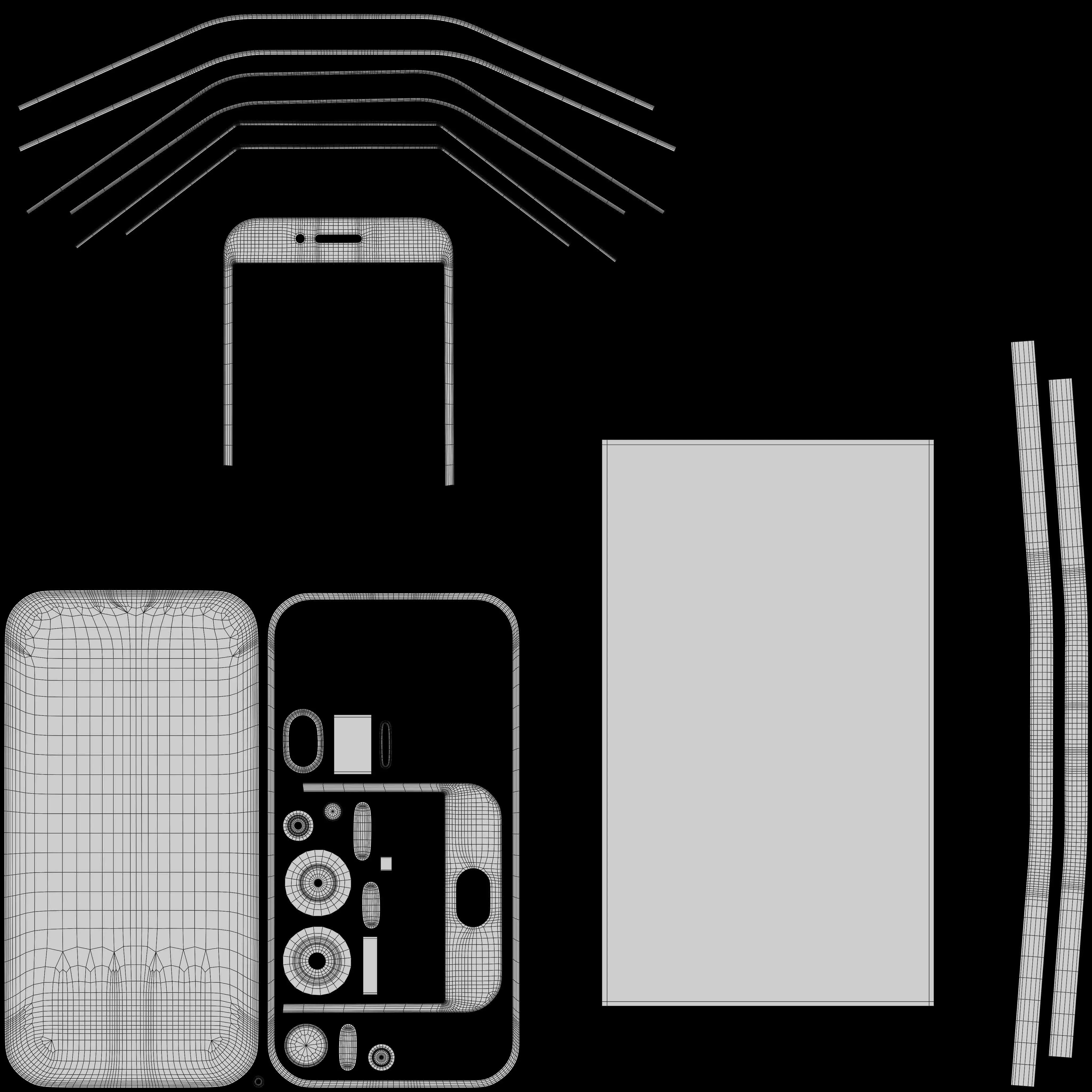 Smartphone Device 3D model_9