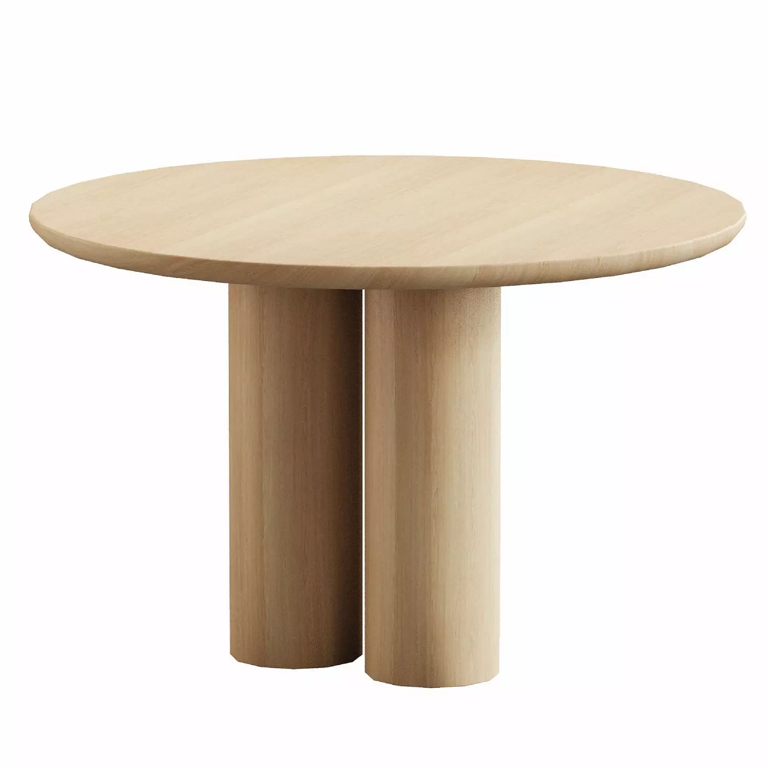 Tuka dining chair and table 3D model_4