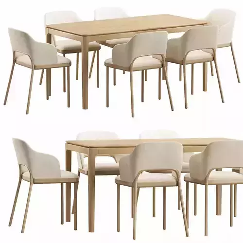 Thonet 520 chair and table