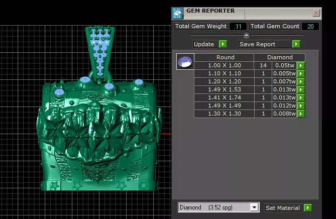 BOX PENDANT  3D print model_4