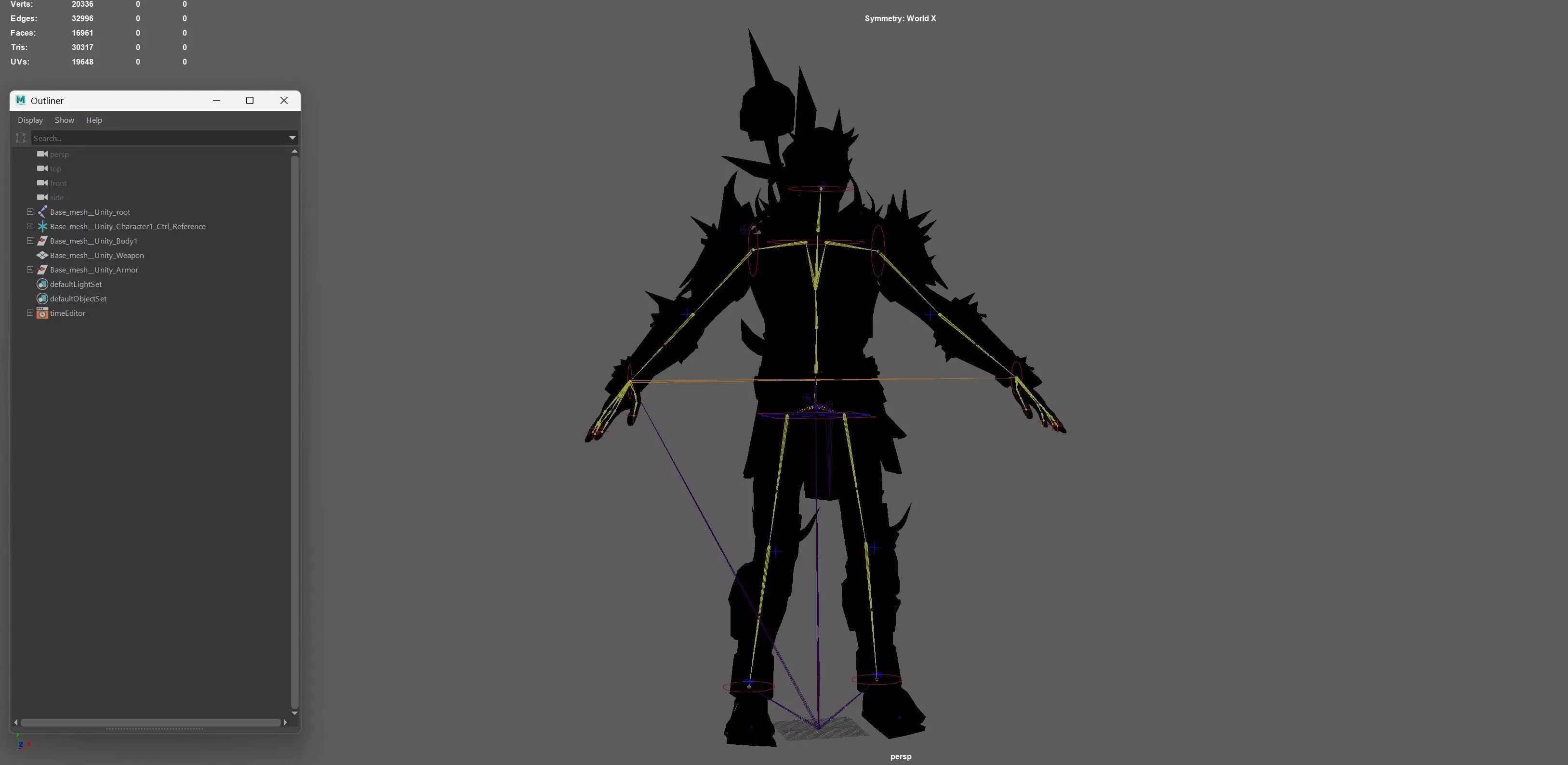 OrcNecromancer Low-poly 3D model_21