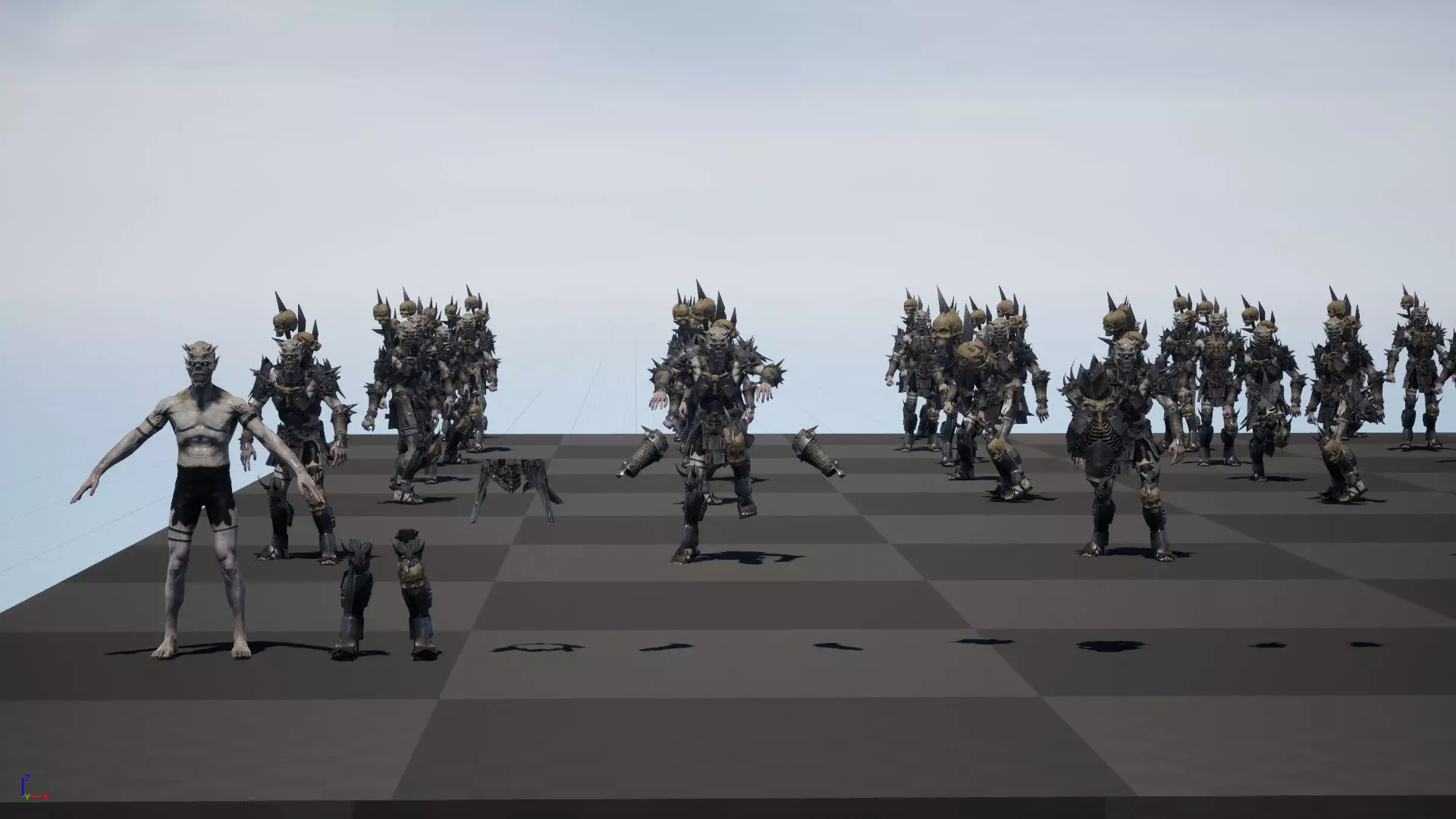 OrcNecromancer Low-poly 3D model_25