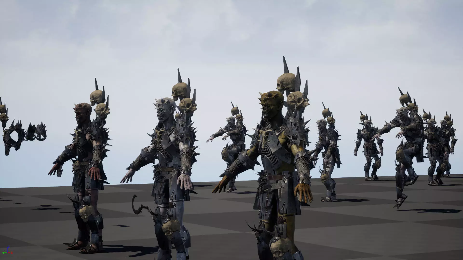 OrcNecromancer Low-poly 3D model_26