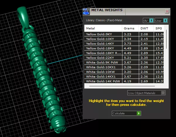 INSERT GOLD PENDANT 3D print model_5