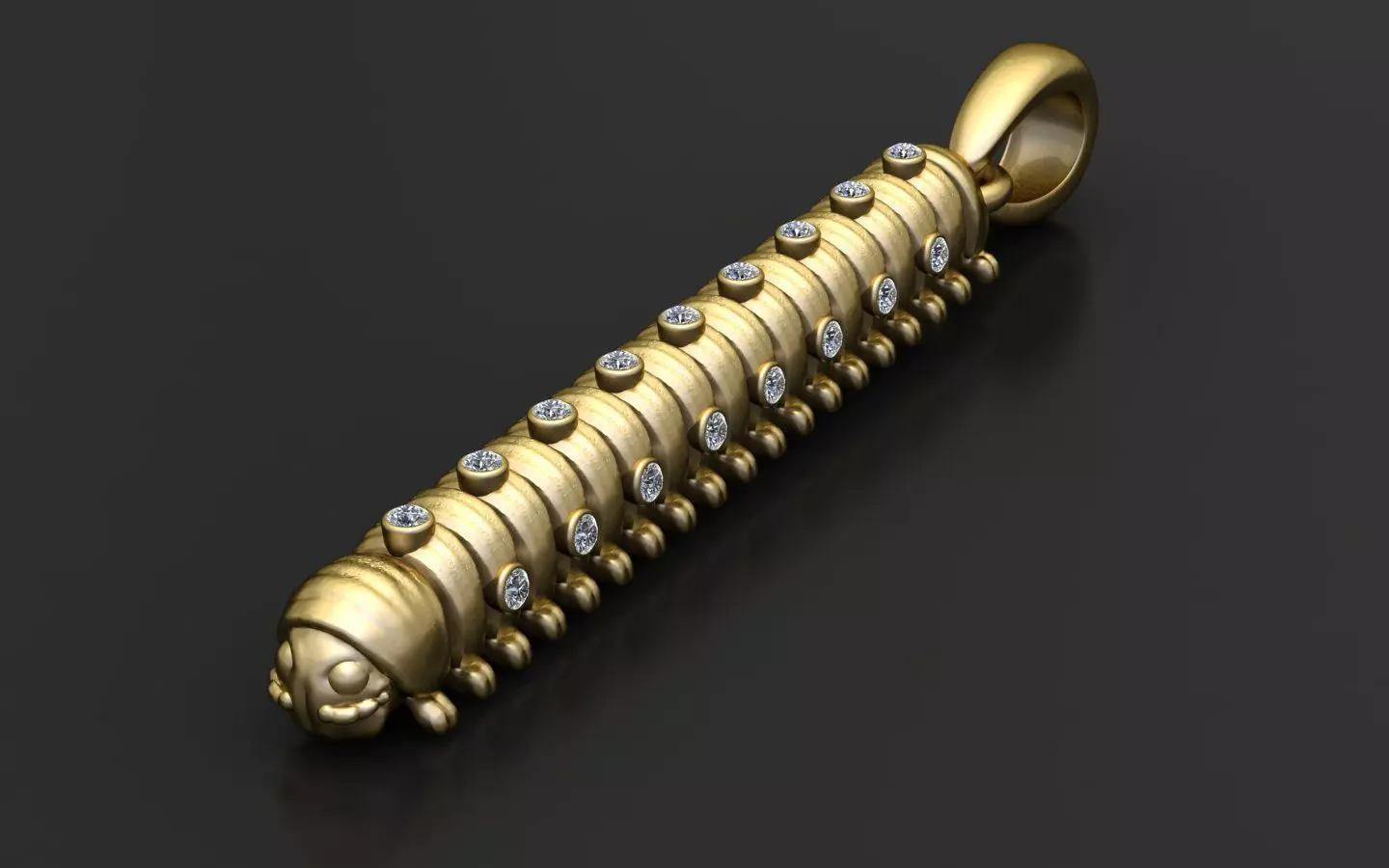 INSERT GOLD PENDANT 3D print model_1