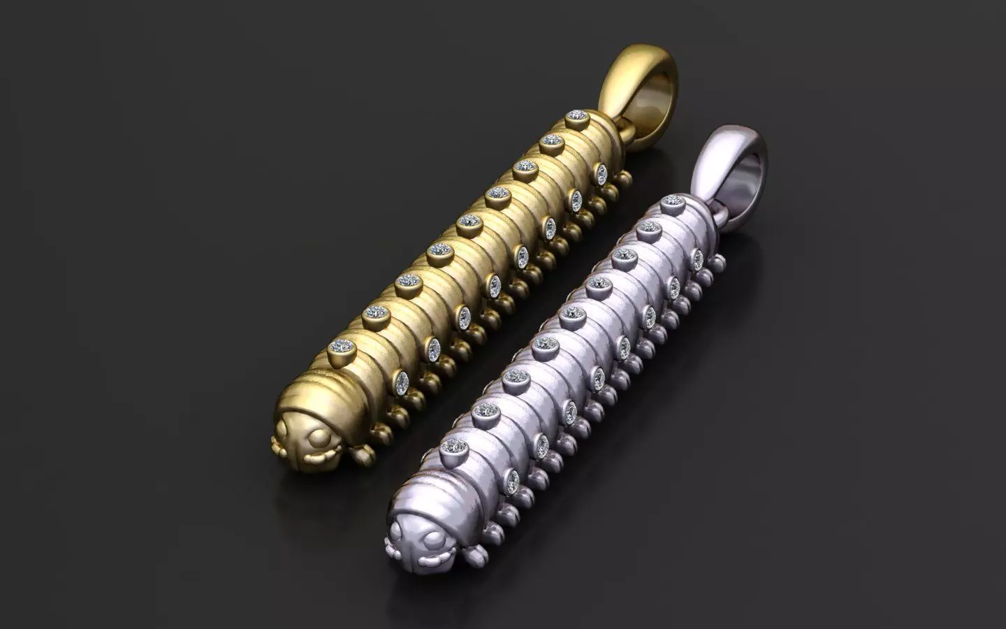 INSERT GOLD PENDANT 3D print model_2