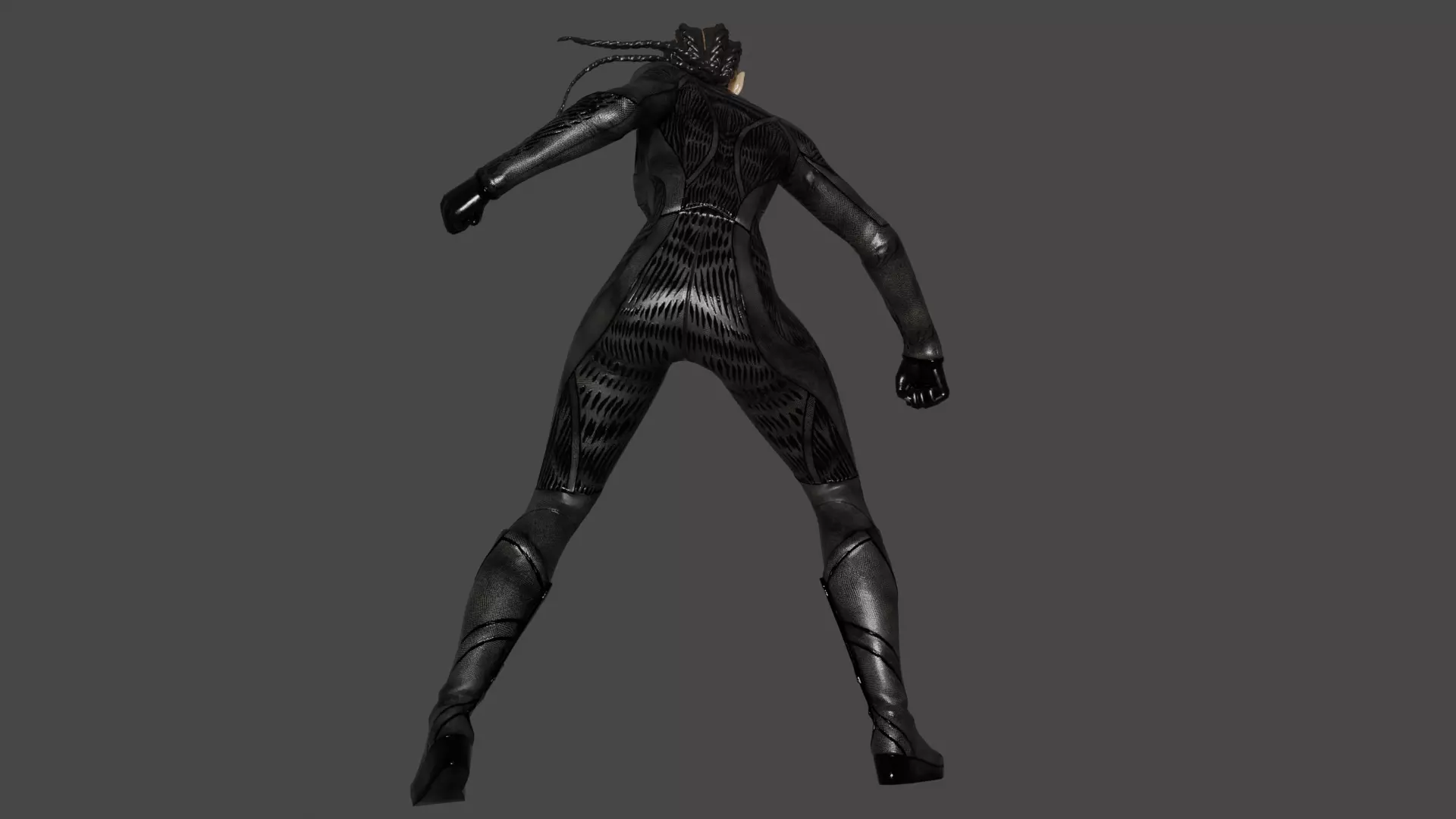 The Engineer Low-poly 3D model_4