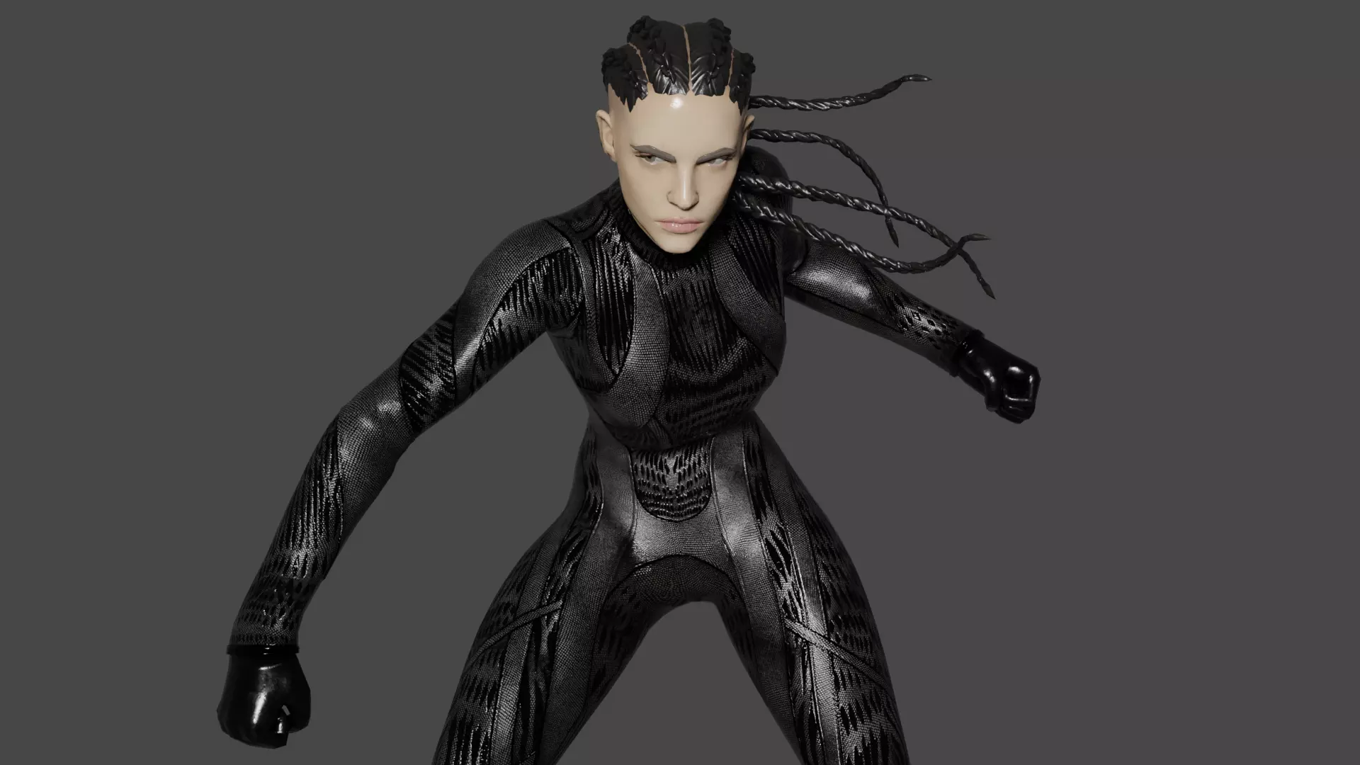 The Engineer Low-poly 3D model_1