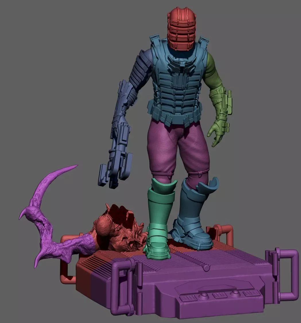 Dead Space Isaac Clarke 3D print model_6