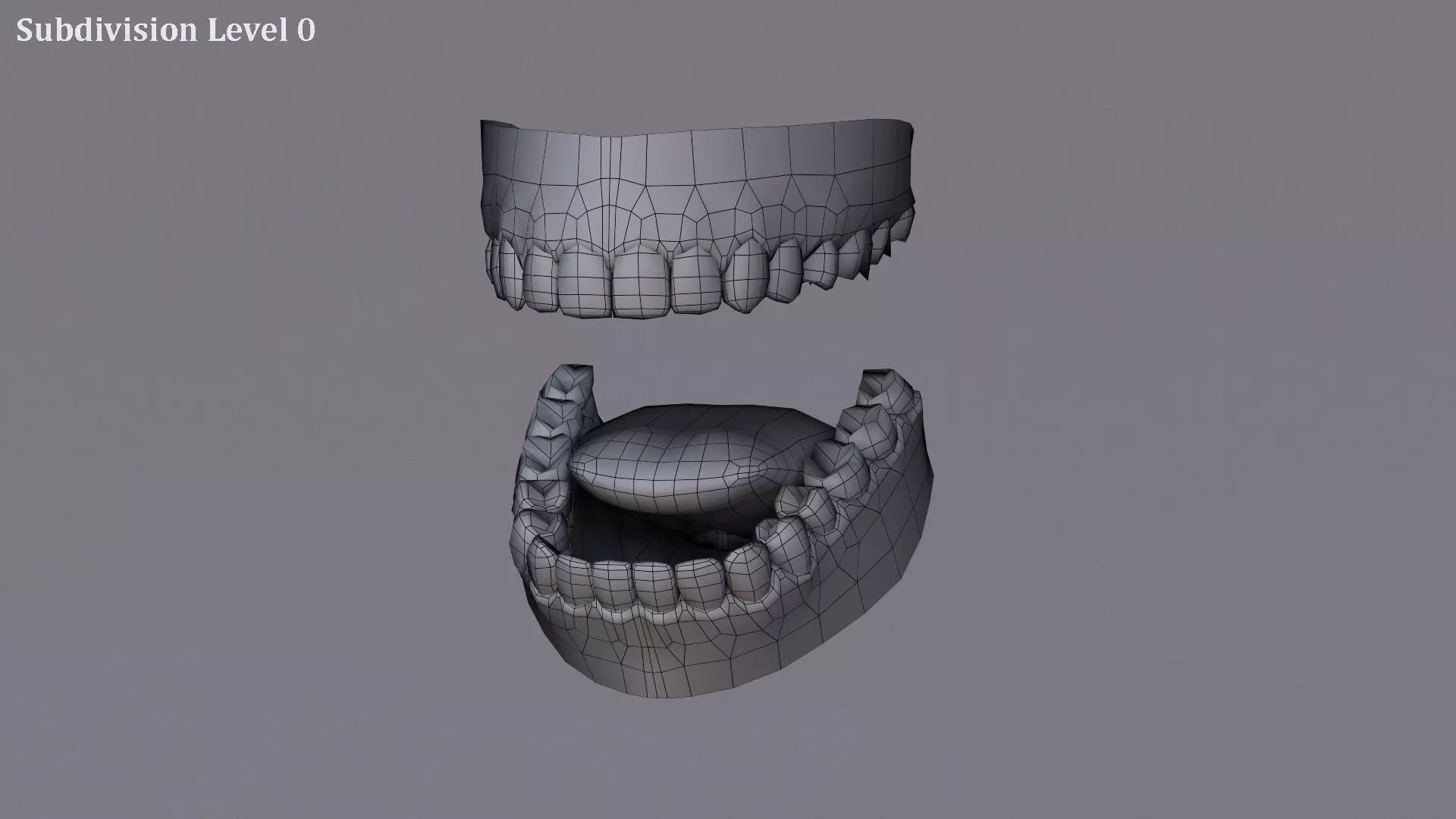 Female Base Full Rig Low-poly 3D model_33