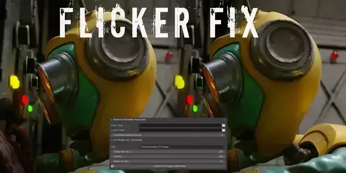 Flicker Fix for Blender 3D 3D model