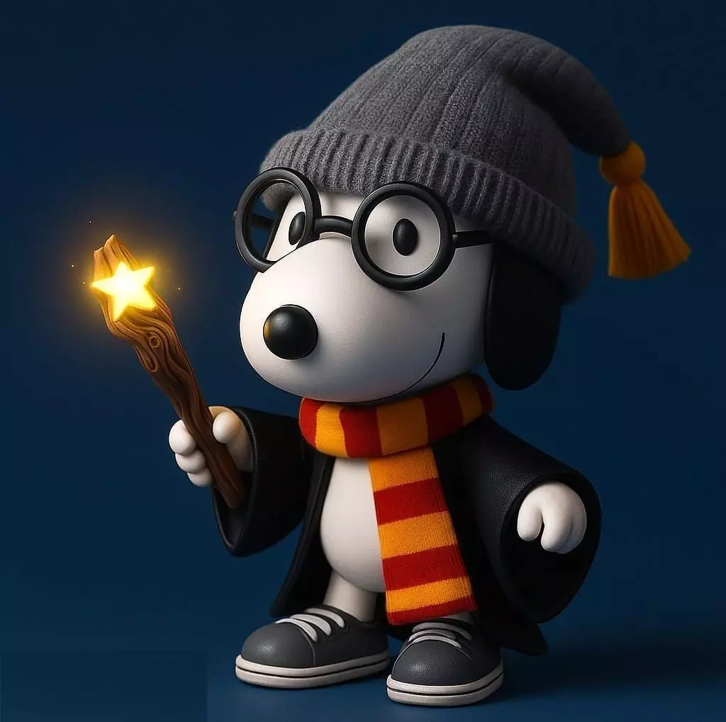 Harry Potter Snoopy 3D print model_0