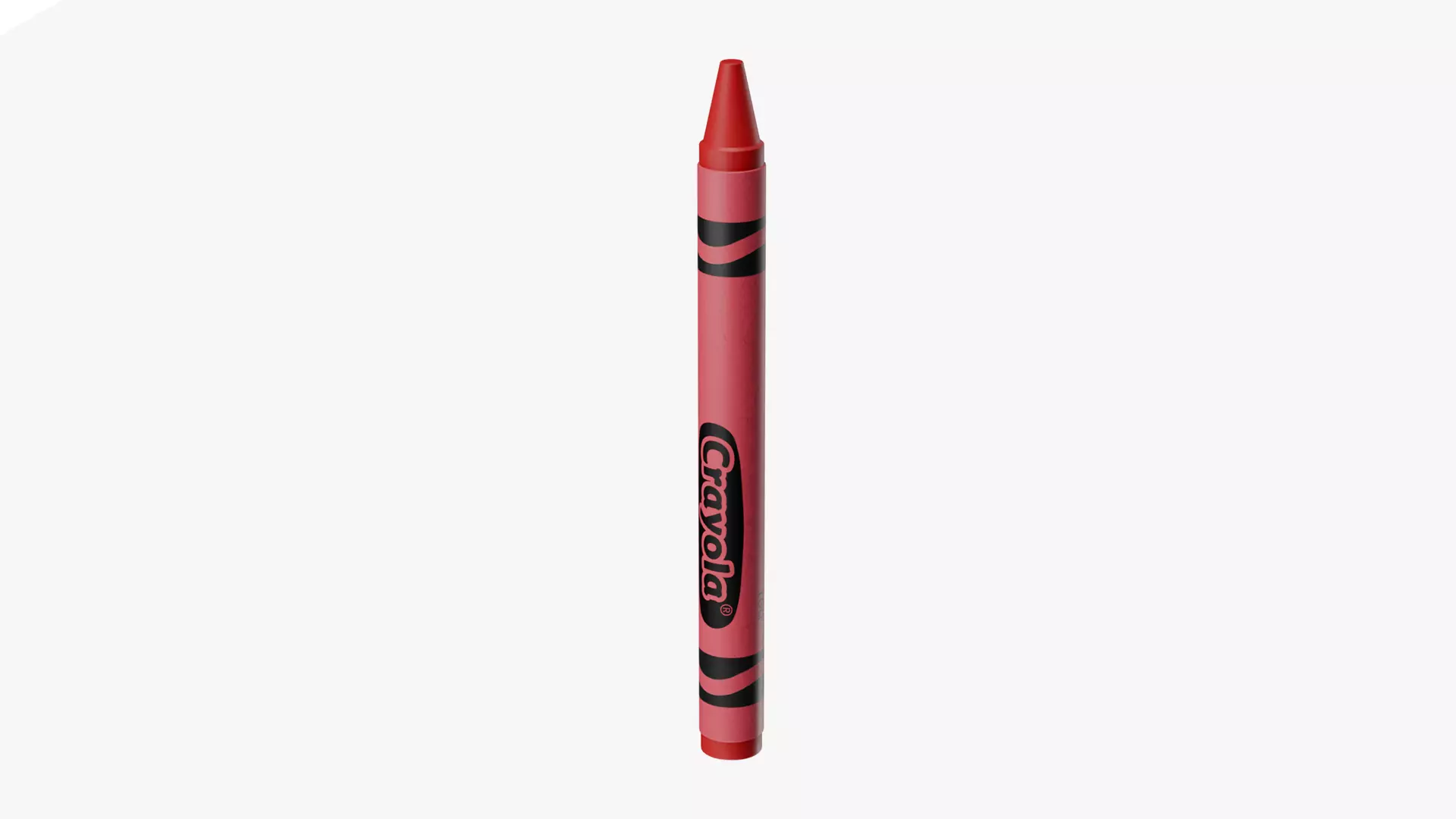 Crayola crayons 3D model_1