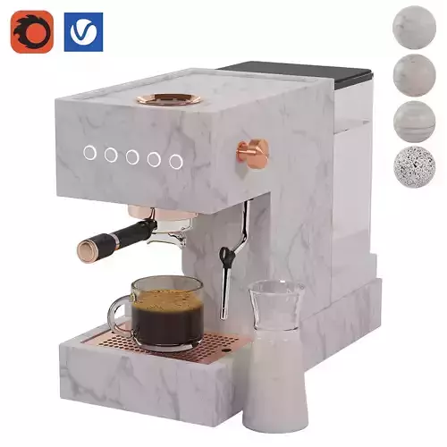  espresso machine 3D model