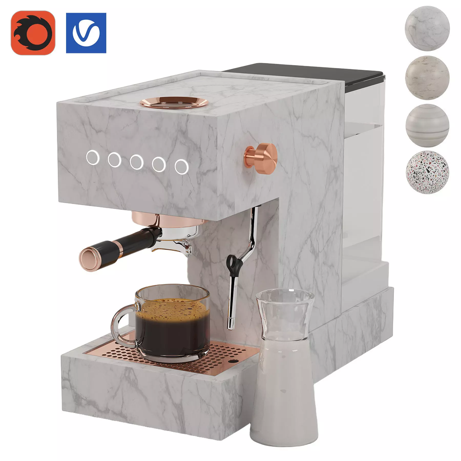  espresso machine 3D model_0