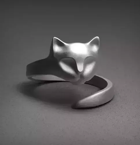 Cat Ring Model 3D print model