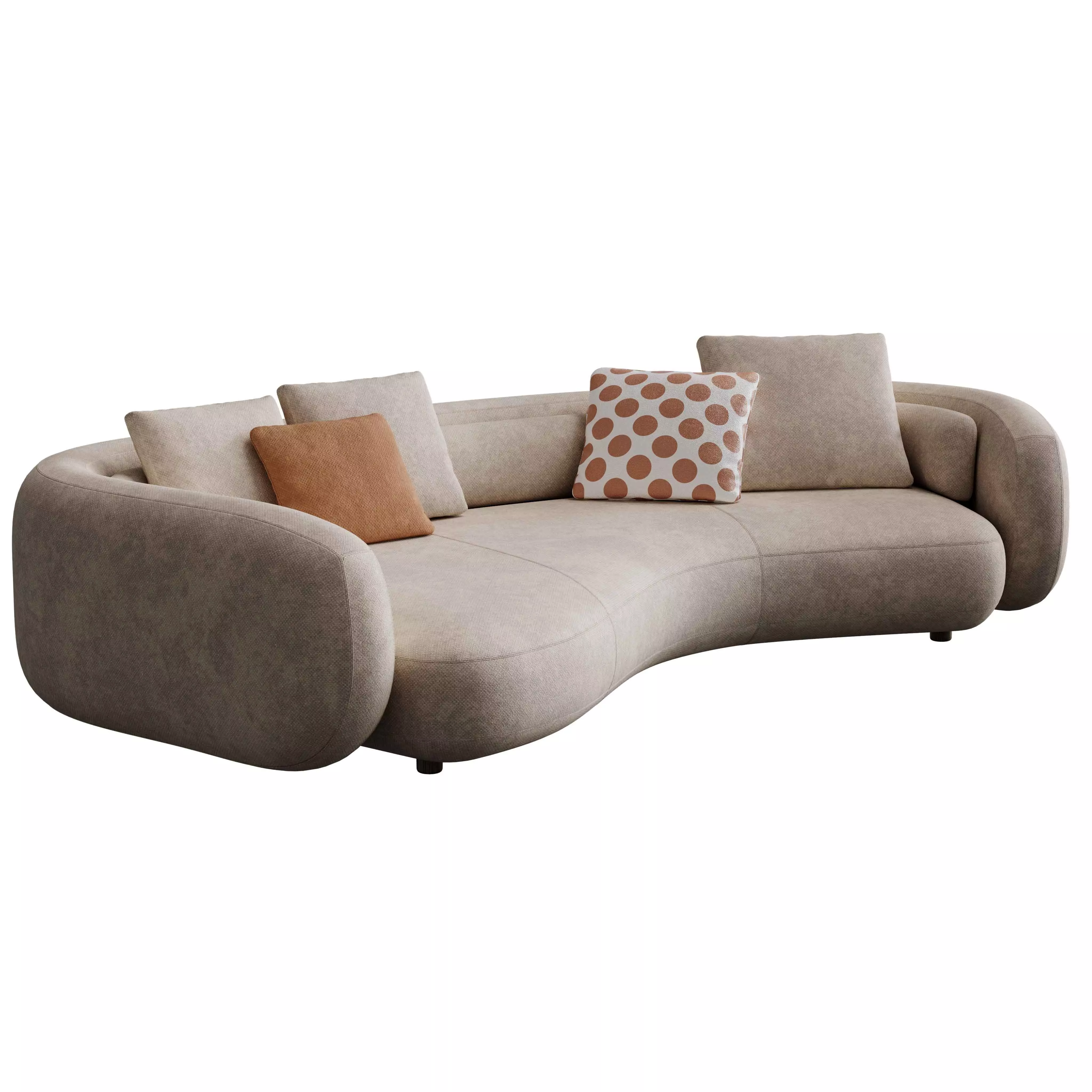 Bezier Sofa  3D model_1