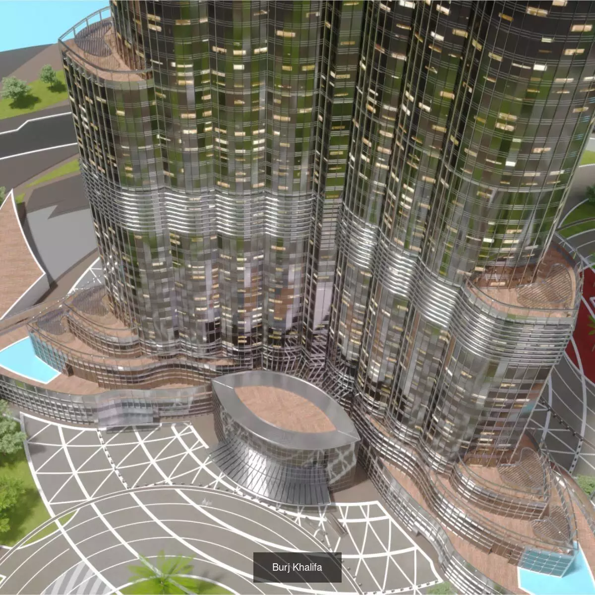 Dubai Landmark 3D Bundle Modern and Iconic Architecture 3D Model Collection_22