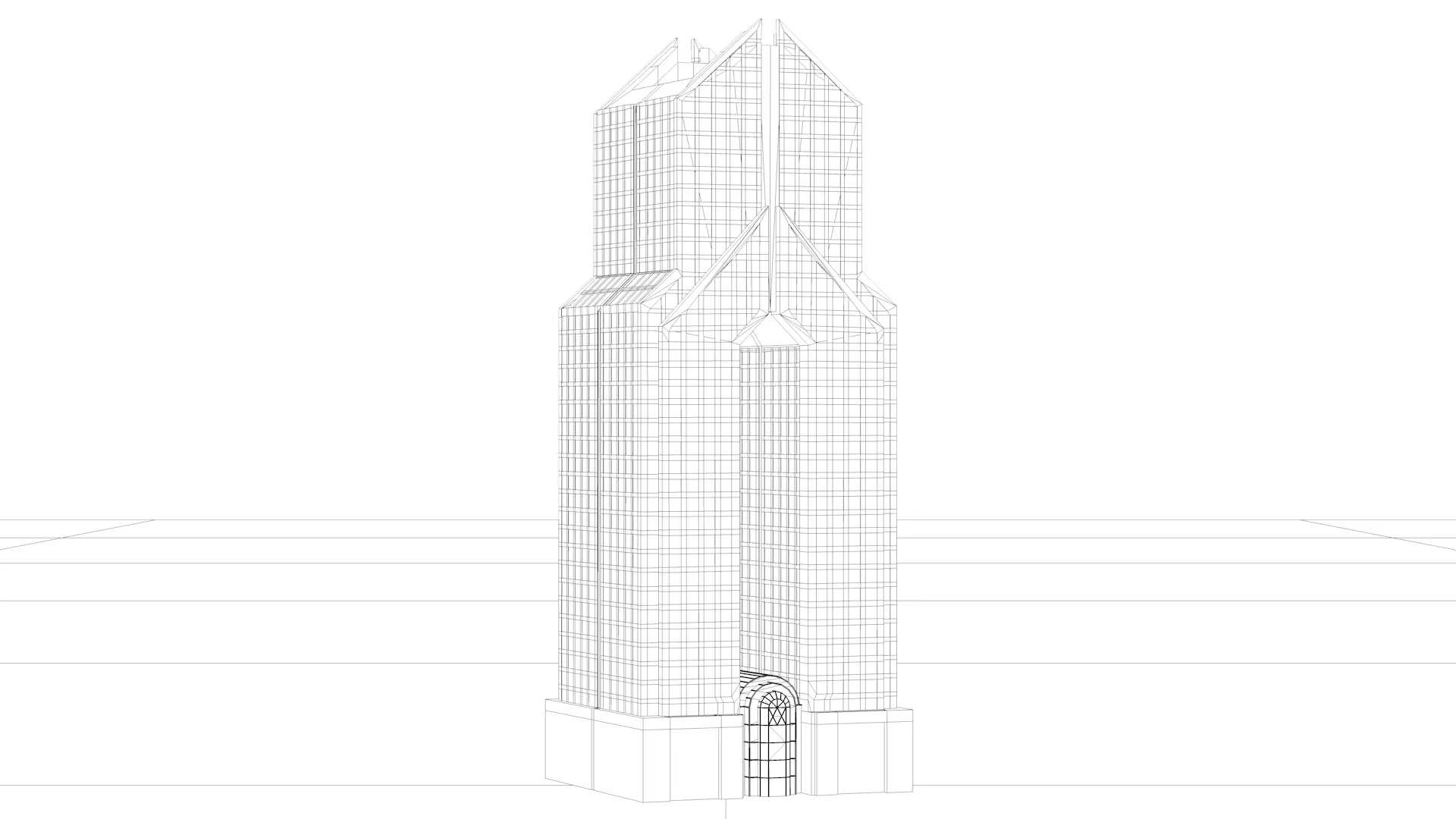 Dubai Landmark 3D Bundle Modern and Iconic Architecture 3D Model Collection_47