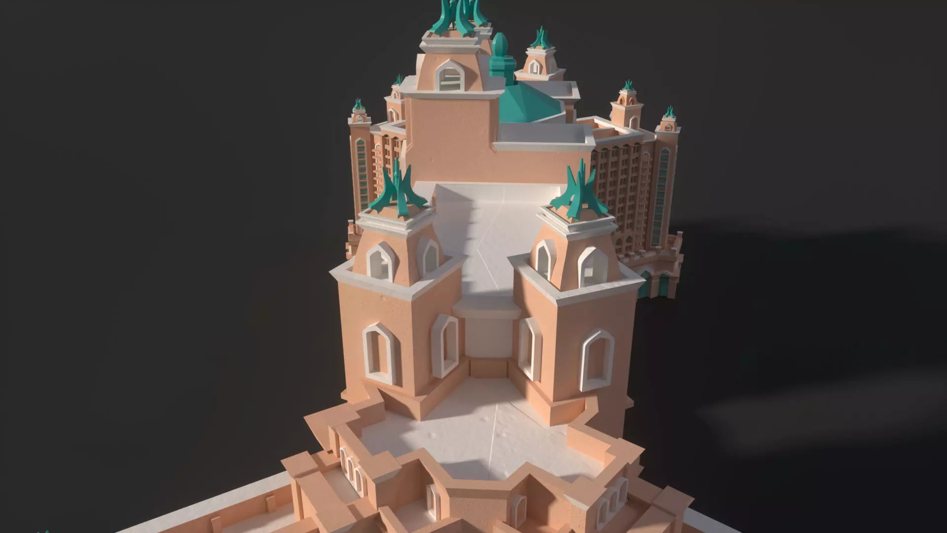 Dubai Landmark 3D Bundle Modern and Iconic Architecture 3D Model Collection_11