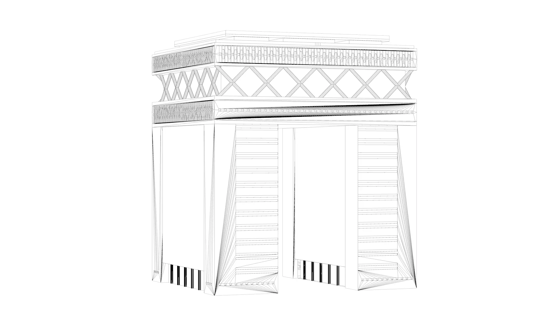 Dubai Landmark 3D Bundle Modern and Iconic Architecture 3D Model Collection_34