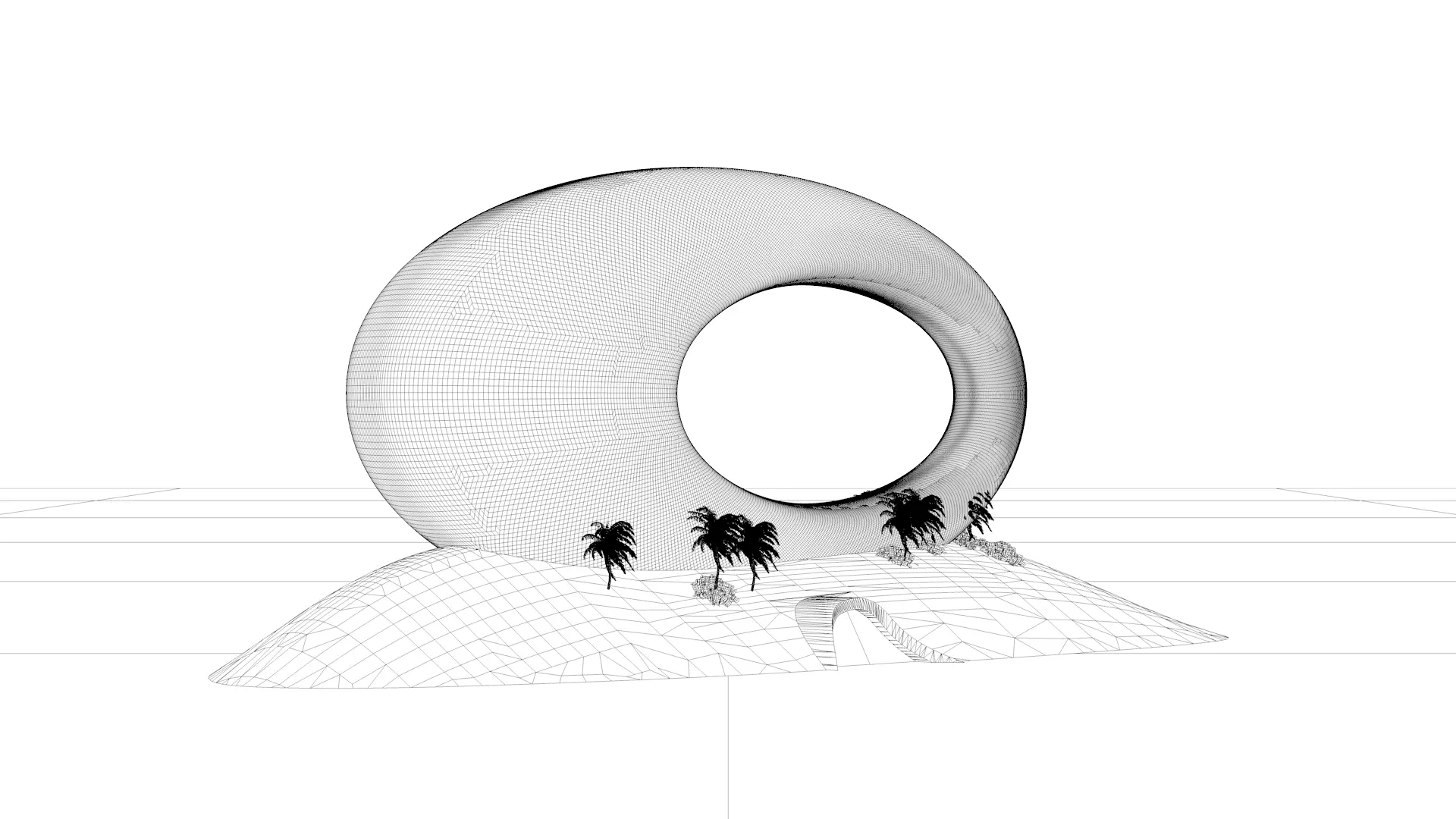 Dubai Landmark 3D Bundle Modern and Iconic Architecture 3D Model Collection_69