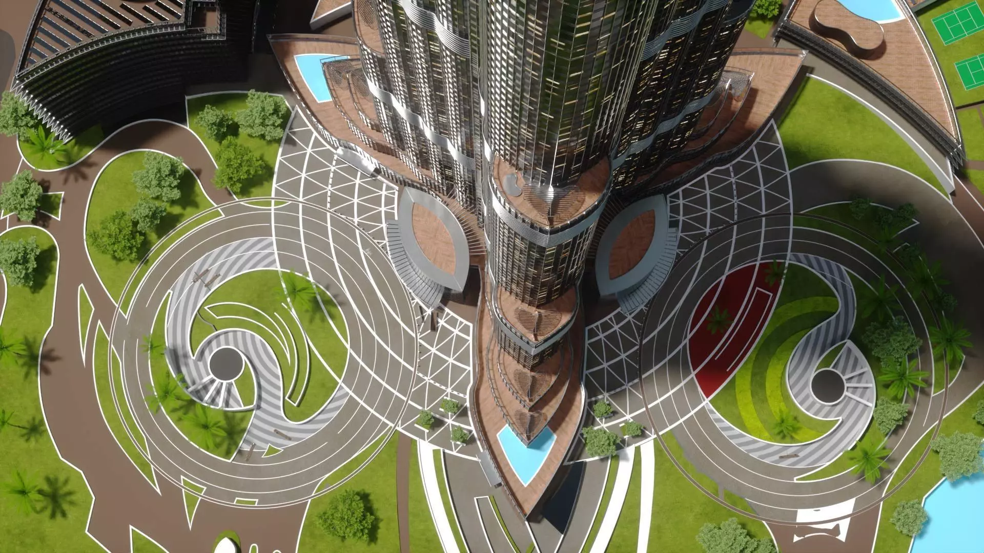 Dubai Landmark 3D Bundle Modern and Iconic Architecture 3D Model Collection_23