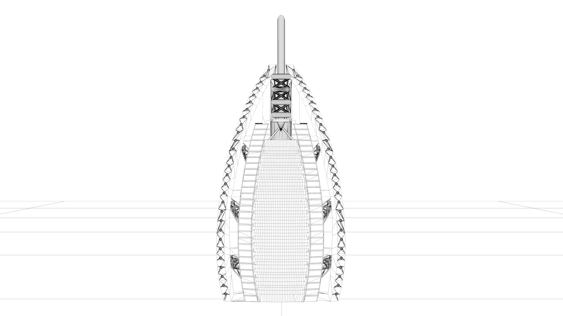 Dubai Landmark 3D Bundle Modern and Iconic Architecture 3D Model Collection_19