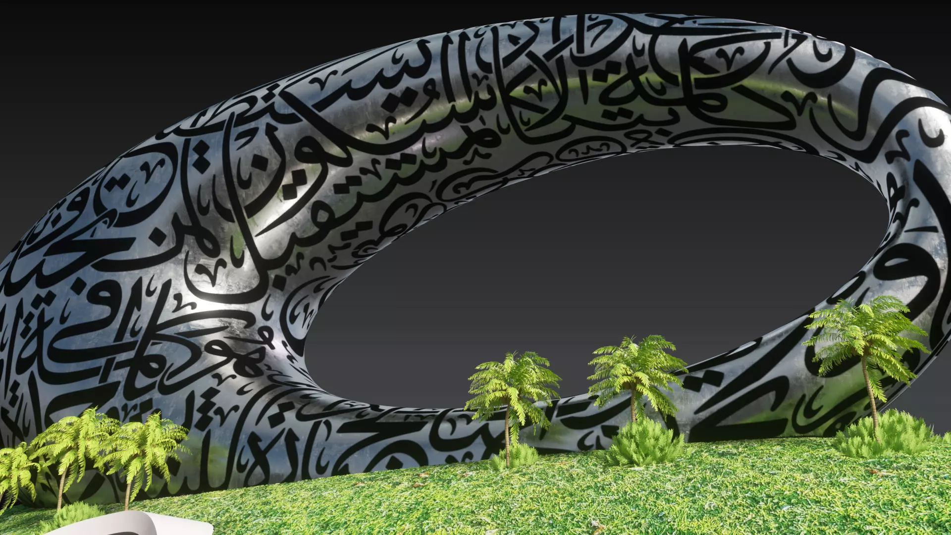 Dubai Landmark 3D Bundle Modern and Iconic Architecture 3D Model Collection_67